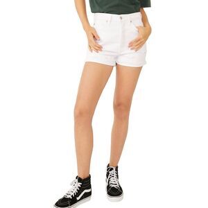 Free People Lasso Denim Shorts In Optic White - 26 (New no Tag)